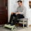 Transportable Bending Modifiable Footrest for-Light Green 3