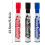 12 Stück löschbare Whiteboard-Marker, Tinten auf-Rot 4