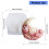 Flower Embossed Moon Shape Silicone Molds for Making Candle Soap 3