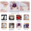 Flower Embossed Moon Shape Silicone Molds for Making Candle Soap 5