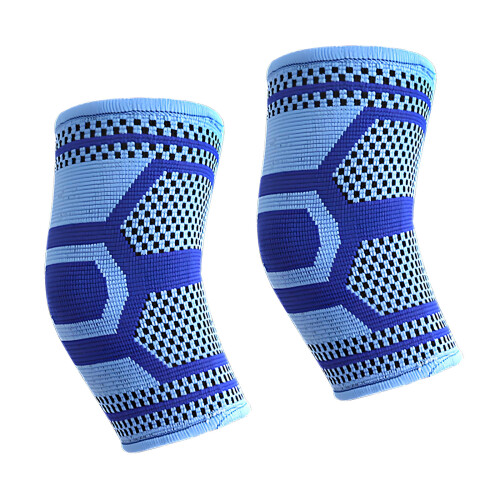 Elastische Elbow Sleeve Atmungsaktive Ellenbogen-Blau M
