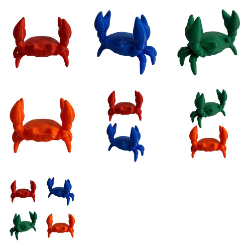 Crab Shape ABS Pen Rest Display Stand Desktop Pen Organiser-D 1