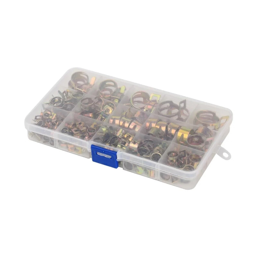 115Pcs Zinc Plated Spring Hose Clamps 622Mm Kit For Fuel Air Water Lines Rustresistant 9092120877250