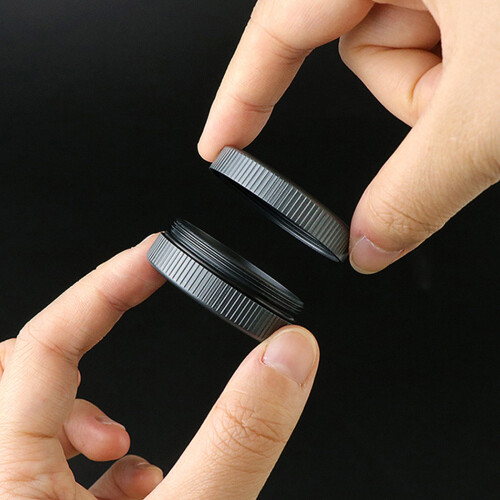 Convenient Aluminum Alloy Capsules Container Rustproof-1 Gray 1