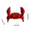 Crab Shape Pen Display Stand Decorative Pen Organiser Desktop-A 5