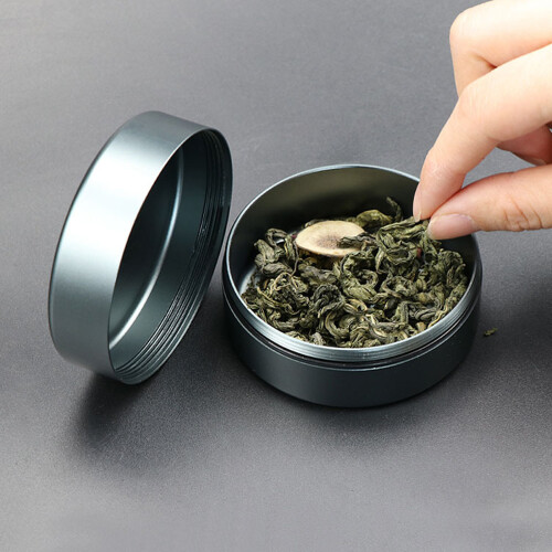 Convenient Pocket Sized Aluminum Alloy Container-1 Black 2