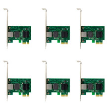 6X I225-V Network Card, Pci-E I225 2.5G Ethernet Server Network Card for Desktop Computers