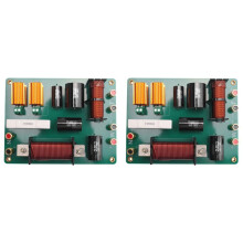 2X Two-Way Speaker Crossover Professional Stage Performance 1500W Frequency Divider for Single 15 Inch 18 Inch Speaker
