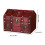 Rustics Wood Storage Box Featuring Lock Clasp-distressed gray 4