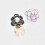 Decorative Shirt Cufflinks Clip Button Covers For Shirt-White 4