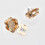 Decorative Shirt Cufflinks Clip Button Covers For Shirt-White 7