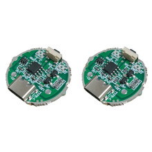 2X Side Press Strong Light Flashlight Driver Board Circuit Board USB Interface Circuit Board DIY Accessories 10W