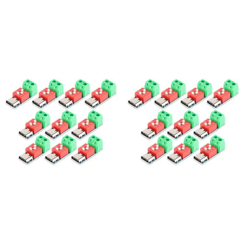 20PCS Typ-C PD QC Trigger 5V-20V  Justerbar Spänning Power Module Dial Justeringsspänning Spänning Snabbladdning Decoy Module
