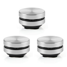 3X Portable Compatible Bone Conduction Speaker Stereo Sound Speaker(Silver)