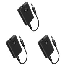 3X 5.3-Adapter für Flugzeug zu 2 Kabellosen Kopfhörern, 3,5-mm-Klinkenstecker, in-Flight--Sender, Empfänger für Fernseher