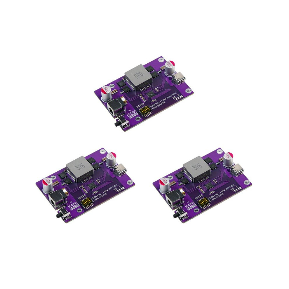 3X Pd3.1 140W Power Bank Diy Module 2S/3S/4S/5S/6S Switchable Ip2366 Bidirectional Boost Li-Battery Module,A3 4711331950020
