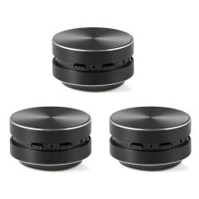 3X Portable Compatible Bone Conduction Speaker Stereo Sound, Speaker(Black)
