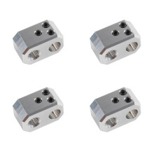 4X Trianglelab Prusa MK4 Nextruder Heaterblock Bloc en Aluminium pour L'Ensemble Hotend Dédié Aux Imprimantes Nextruder