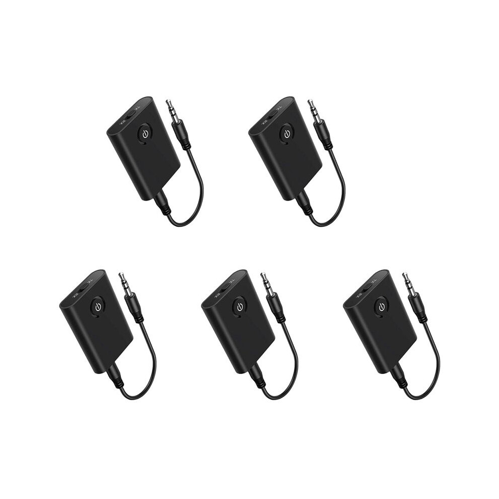 5X 5.3 Adapter For Airplane To 2 Wireless Headphones, 3.5Mm Jack In-Flight Transmitter Receiver 6033605872707