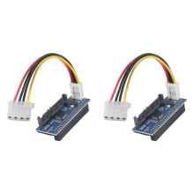 2X IDE to  Adapter HDD 3.5 IDE to  Hard Disk Converter PATA IDE 40Pin to  22Pin Hard Drive Connector