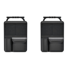 2X Car Trunk Leather Storage Bag Foldable Car Back Tools Organizer Multifunctional UV Storage Suv Back