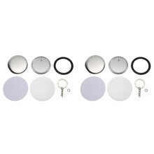 100x Fournitures de Porte-Clés pour Fabricant de Boutons, Kit de Fabrication de Broches 58 mm/2,25 Pouces pour Machine à Fabriquer des Boutons