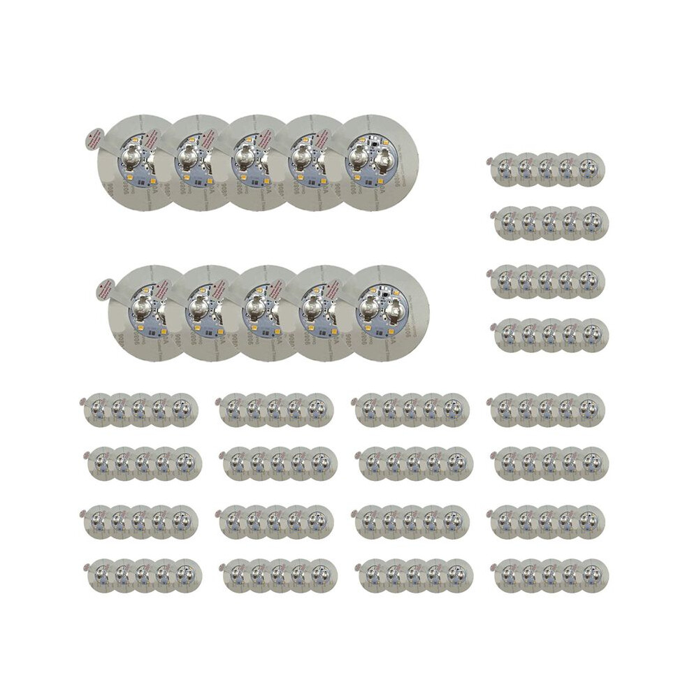 100Pcs Led Coaster Coasters,Led Sticker Lights,Wine Bottle Lights,For Drinks,Bar Accessories,Party White/Light 6032225293251
