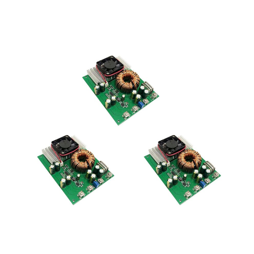 Photos - Wi-Fi Adapter 3X 1000W 50A Buck Module 25V-90V to 2.5V-50V Buck Converter Wide Voltage Stabilizer Power Supply