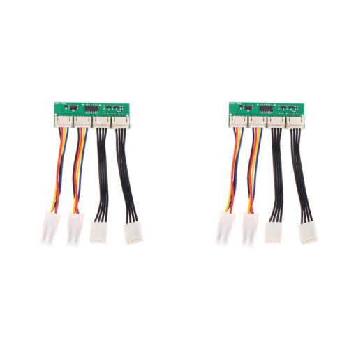 2X 12V 4-in-1 Square 4Pin Fan Simulator Emulator Special for  S19k Pro Fan Spoofer Dummer