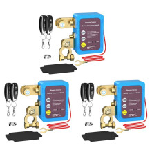 3X 12V 240A Remote Battery Disconnect , Automatic Power Off Car Truck Boat Remote Control