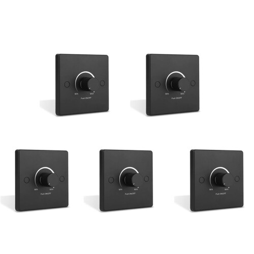 5X RV Light Dimmer Light  Control Panel 12-24V 5A Universal PWM Dimmer Low Voltage Dimmer
