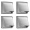 4pcs 4-Inch External Extractor Wall Vent Outdoor Cushioned Non Return Flap 1