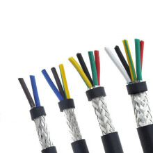 15AWG 8 Core Shielded Control Cable 5m RVVP Copper Wire with Noise Reduction Shield and Flexible PVC