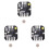 3X MT6701 Magnetische Encodermodule PWM/I2c Borstelloze Motor-Encoder ABZ-Modus 1024 Lijnen Vervangt AS5600-Module 1