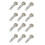 12Pcs Leather Suture Positioning Needle DIY Tool Suture Fixed Position Needle Leather Fixed Suture Needle 0-6mm 1