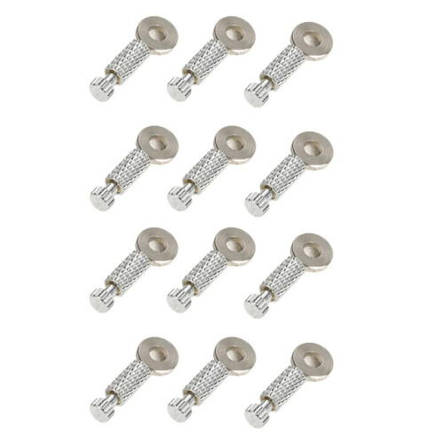 12Pcs Leather Suture Positioning Needle DIY Tool Suture Fixed Position Needle Leather Fixed Suture Needle 0-6mm