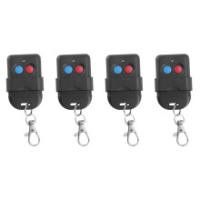 4X 8 Dip 330Mhz Copy Remote Control Fixed Code 2 CH Duplicator for Gate Garage Door Opener or Alarm System
