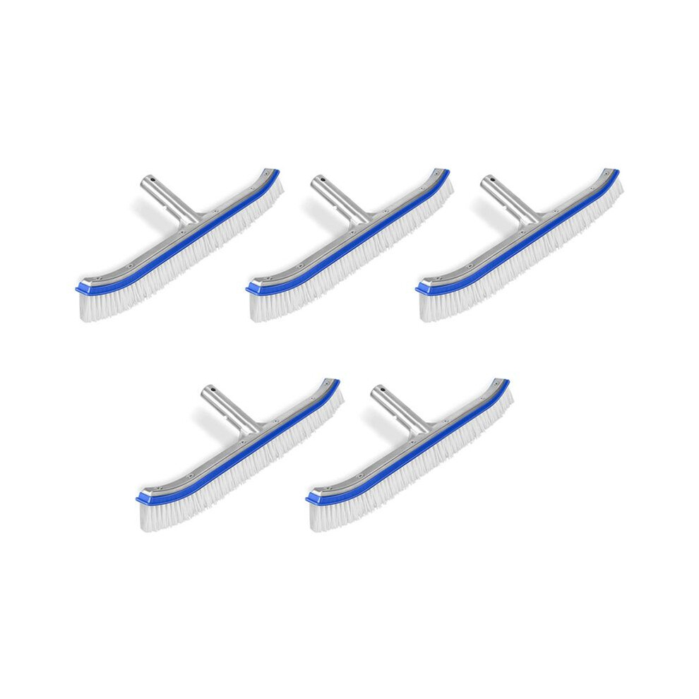 5X Pool Brush, Swimming Pool Wall & Tile Brush 18 Inch Swimming Pool Cleaning Pole Brush Replacement Brush, 6034080206322