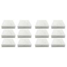 HFT600 Humidifier Wick Filter Replacement for HFT600 Compatible with HEV615 HEV620 HEV615 W, HEV620, HEV620B, 12Pack