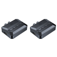 2X 5.3 Audio Receiver USB U Disk Playback Wireless Adapter R/L 2 RCA/3.5mm AUX/Optical Jack