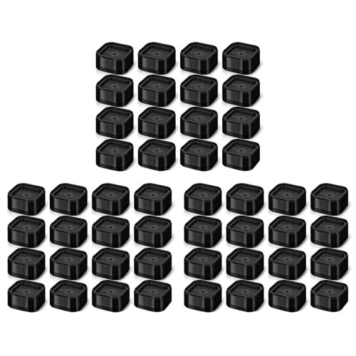 Furniture Risers Adjustable Bed Risers 1.38In Stackable Heavy Duty Bed Lifts Risers Square Bed Raising Blocks 48 Pcs