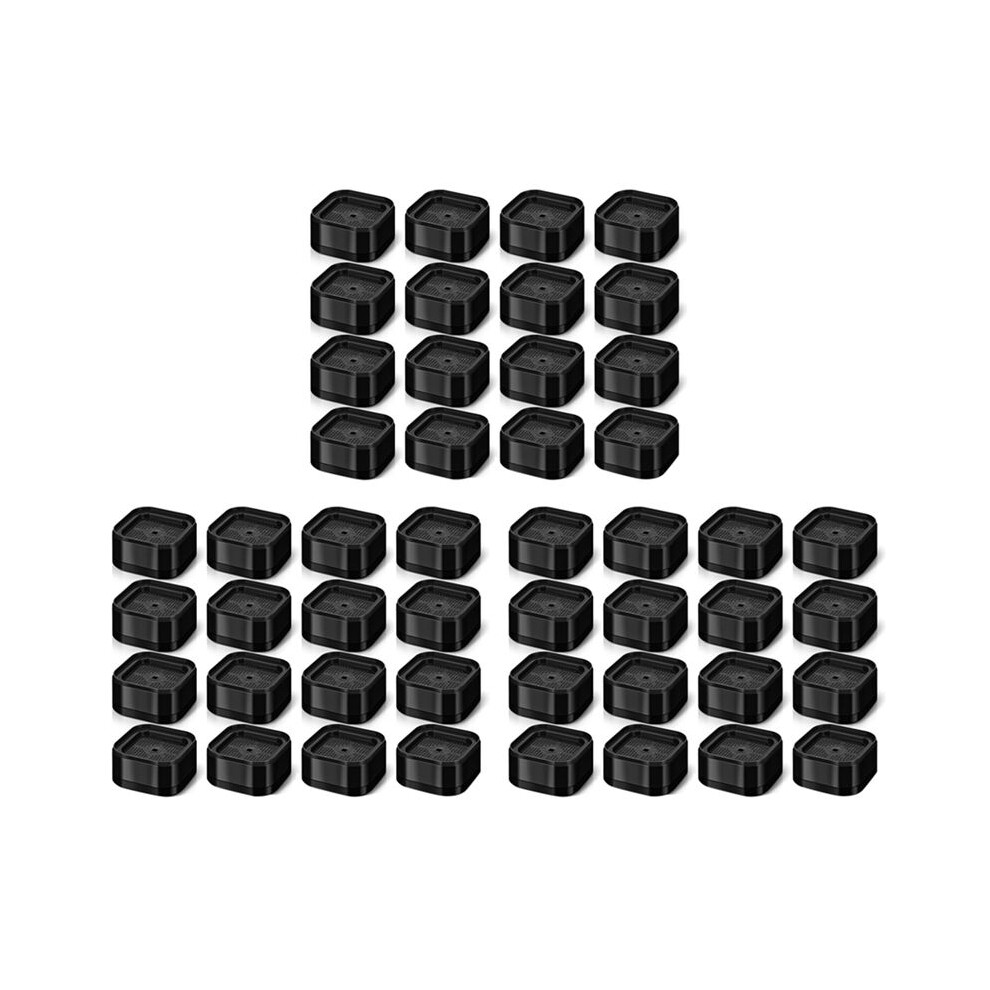 Furniture Risers Adjustable Bed Risers 1.38In Stackable Heavy Duty Bed Lifts Risers Square Bed Raising Blocks 48 Pcs 4711528049216
