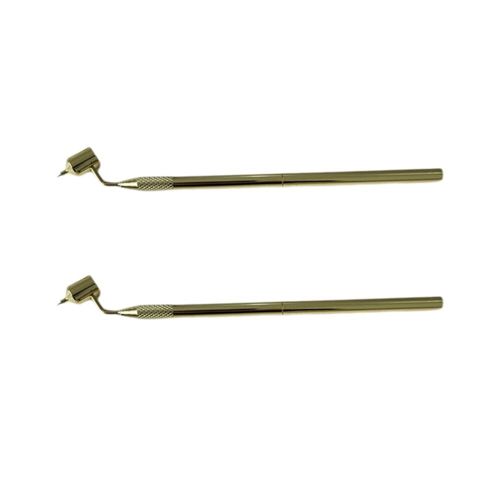 2X Fine Liquid Pen Paint Application Pen Angled Precision Pen For Rock Scratch Car Scratch Repair 0.3Mm 6034107105522