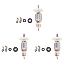 3X Ancre de Rotor 220 V Remplacer pour  360591E DH40MRY DH40M DH40MR DH40SR DH40FR Marteau Rotatif à Tige Cannelée