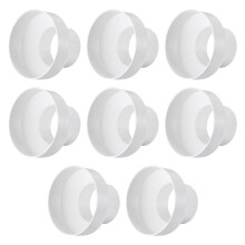10X Ventilation Pipe Reducer Adapter Pipe Air Duct Adapter Pipe Connector for Inline Ventilation System(200-150mm)