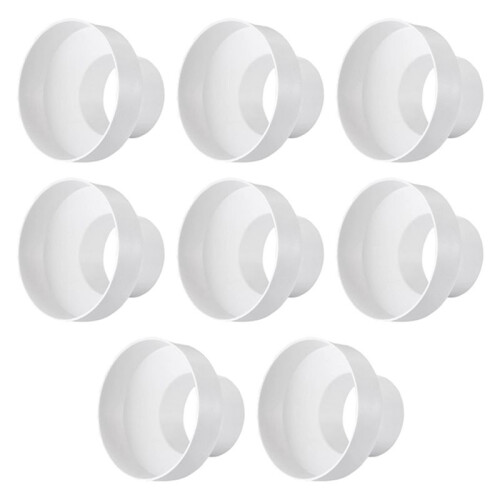 10X Ventilation Pipe Reducer Adapter Pipe Air Duct Adapter Pipe Connector for Inline Ventilation System(200-150mm)