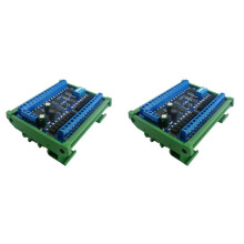 2X 12V 24V 16 in 16 Out RS485 Remote PLC IO Expansion Board Modbus RTU Multifunctional Convenience Module