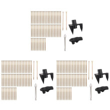 3X Vloerreparatieset, Geen Piepgeluiden Meer, Kit Elimineert Vloerpiepjes, Past op de Meeste Hardhouten Tapijtvloeren, Wordt Gebruikt Om Vloeren Te