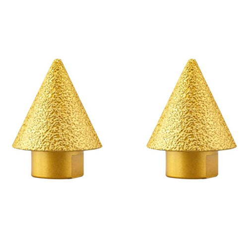2X M14 Diamond Chamfer Bits Dia 38mm Milling Tile Cutter Marble Concrete Hole Saw 1