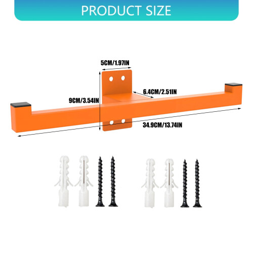 Heavy Steel Wall Mount Rack Multipurpose Tool Holder-1PCS 2